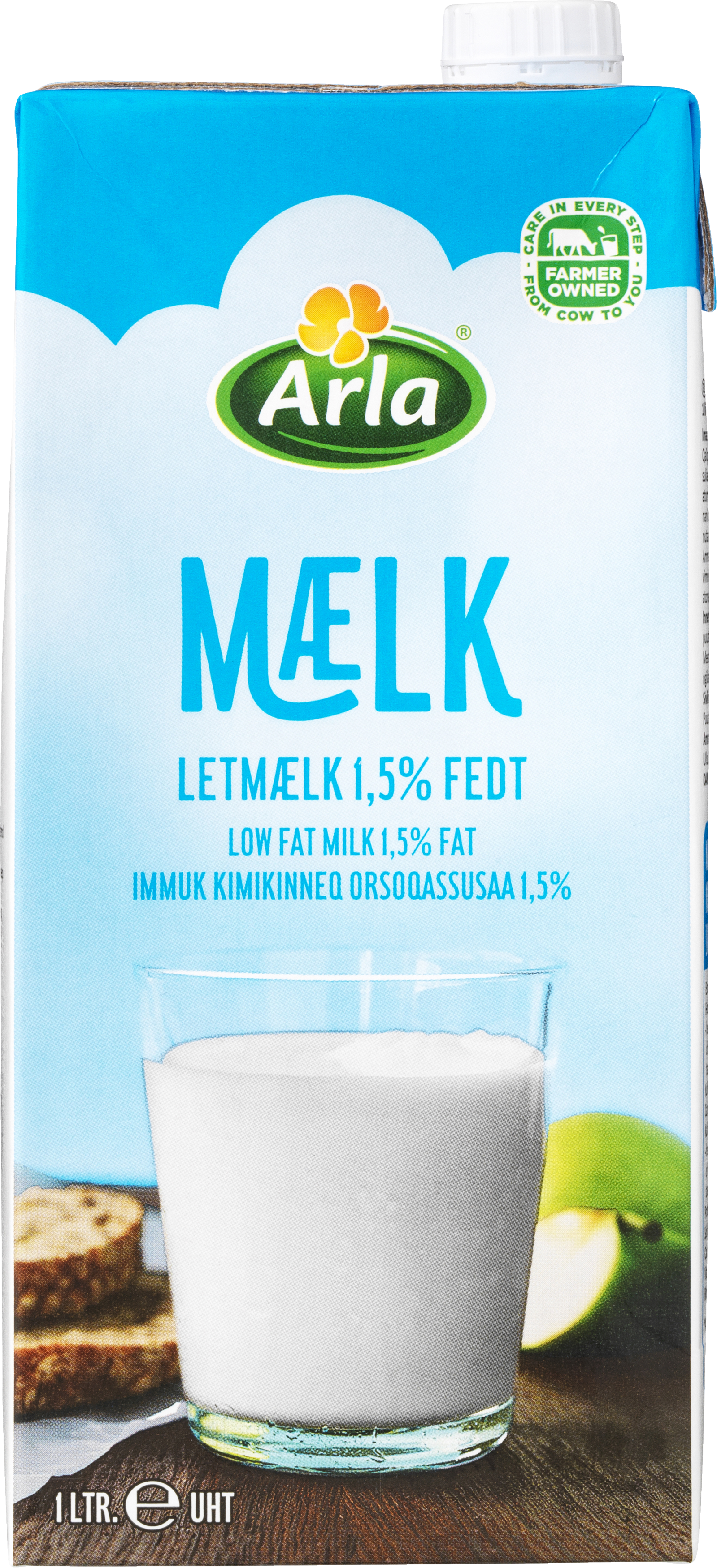 UHT Letmælk 1,5% 1000 ml