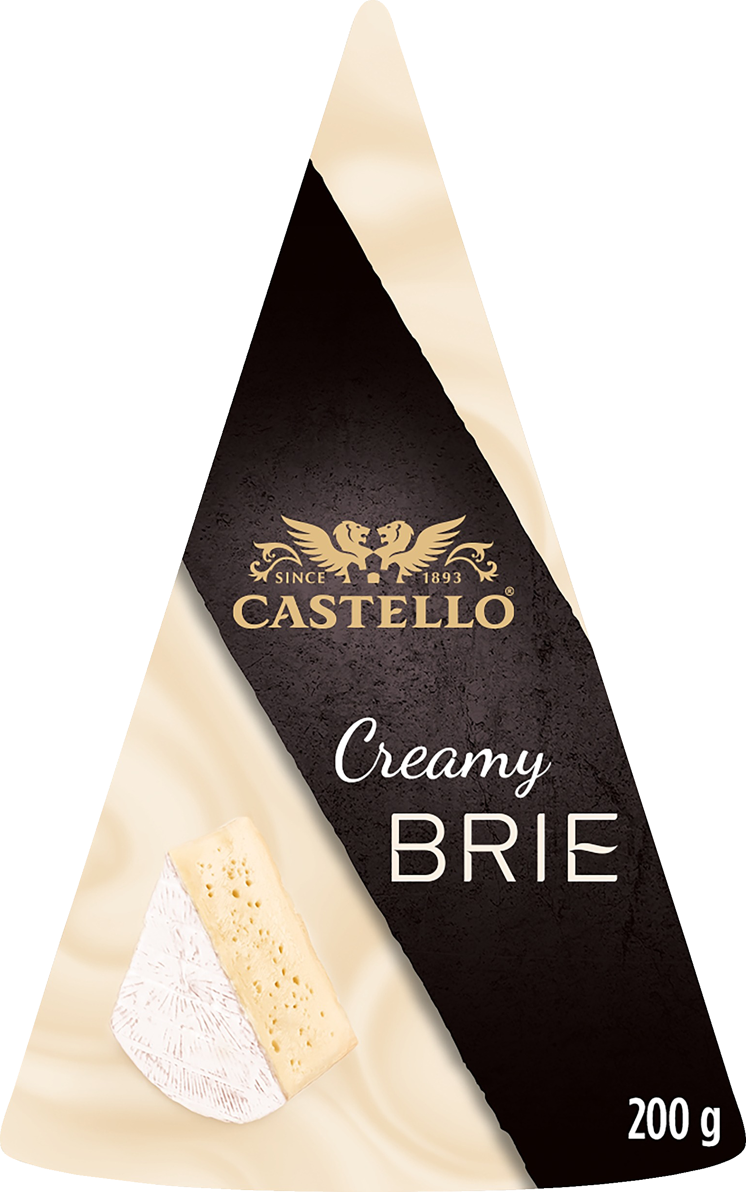 Creamy brie vitmögelost 200 g