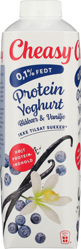 Cheasy® Protein-yoghurt blåbær/vanilje 0,1% 1000 g