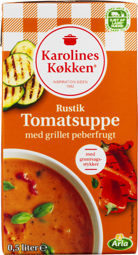 Karolines Køkken® Rustik tomatsuppe 3% 500 ml