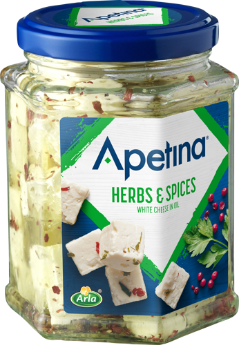 Apetina® Tärnad vitost i olja ört krydd 21% 265 g