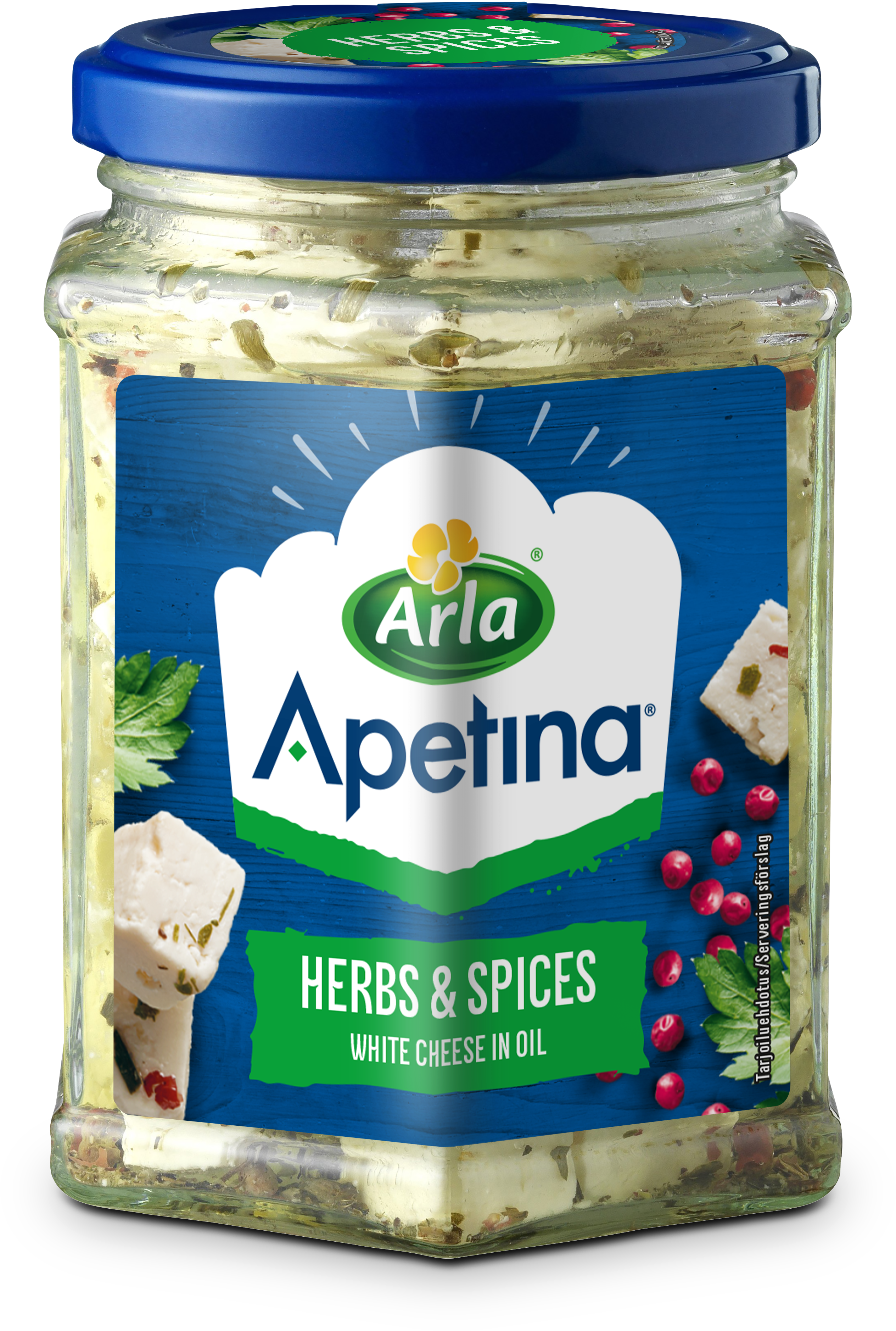 Apetina® Vitost tärnad i olja örter & kryddor