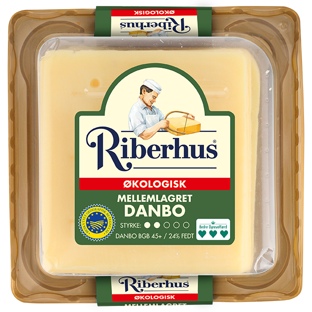 Økologisk Danbo Mellemlagret 45+ 180 g