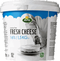 ARLA PRO FRESH CHEESE LF 16% 1.5KG