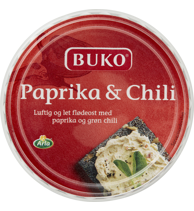 Pisket flødeost Paprika & Chilli 23% 125 g