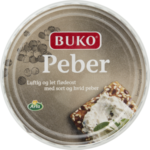 BUKO® Pisket flødeost peber 70+ 125 g