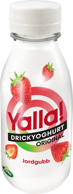 Yoggi® Yalla Drickyoghurt jordgubb 350 ml