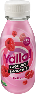 Yoggi® Yalla yoghurt-smoothie hallon 350 ml