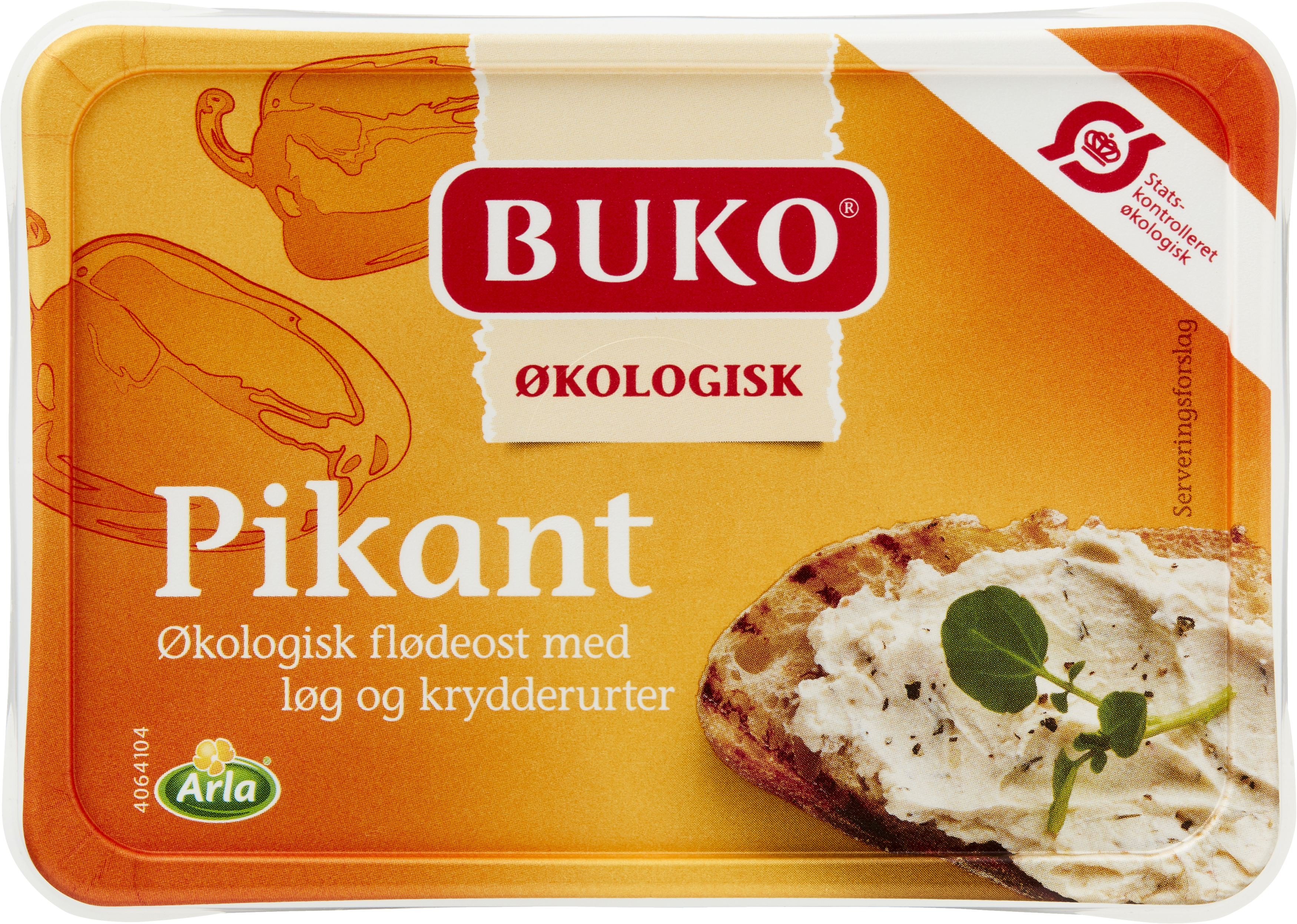 Økologisk Flødeost Pikant 22% 150 g