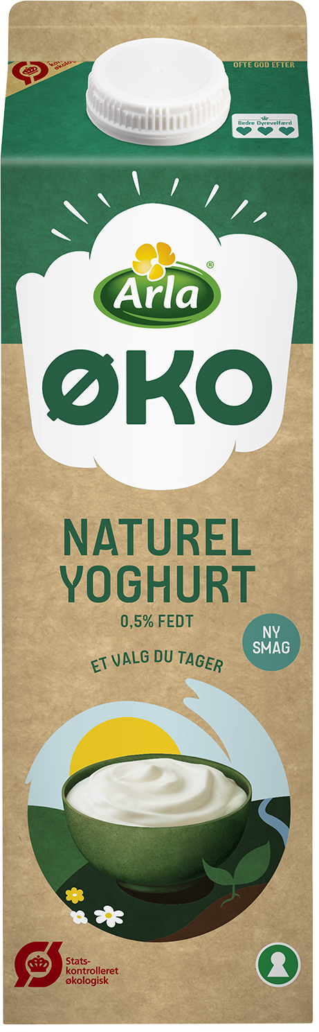 Økologisk Yoghurt naturel 0,5% 1000 g