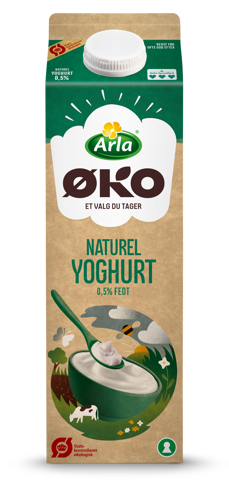 Arla® ØKO Økologisk Yoghurt naturel 0,4% 1000 g