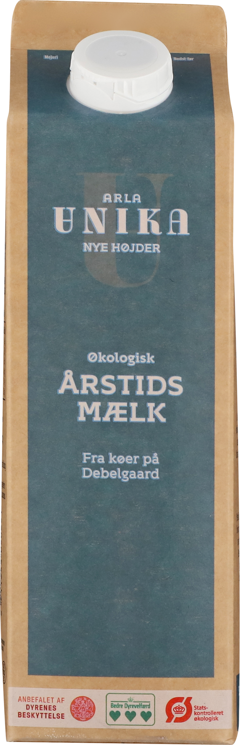 Økologisk Årstids sødmælk 4.1% 1 L