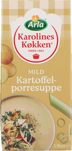 Arla Karolines Køkken® Kartoffelporresuppe 4% 1 l