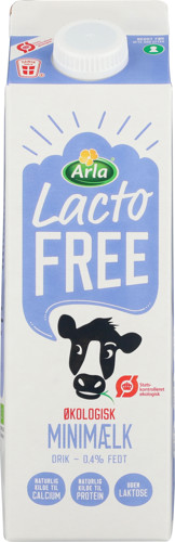 Arla®LactoFREE Økologisk Laktosefri Minimælk drik 0,4% 1 l