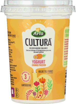Arla Cultura® Yoghurt Ananas/Passion 1,3% 500 g