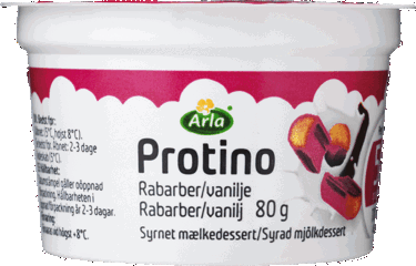 PROTINO RABARBER/VAN DES 1X80G