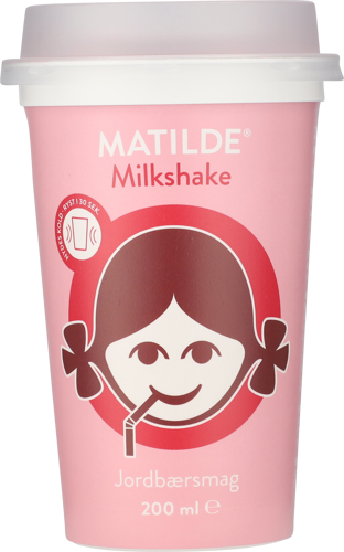 Matilde® Milkshake jordbærsmag 1,3% 200 ml