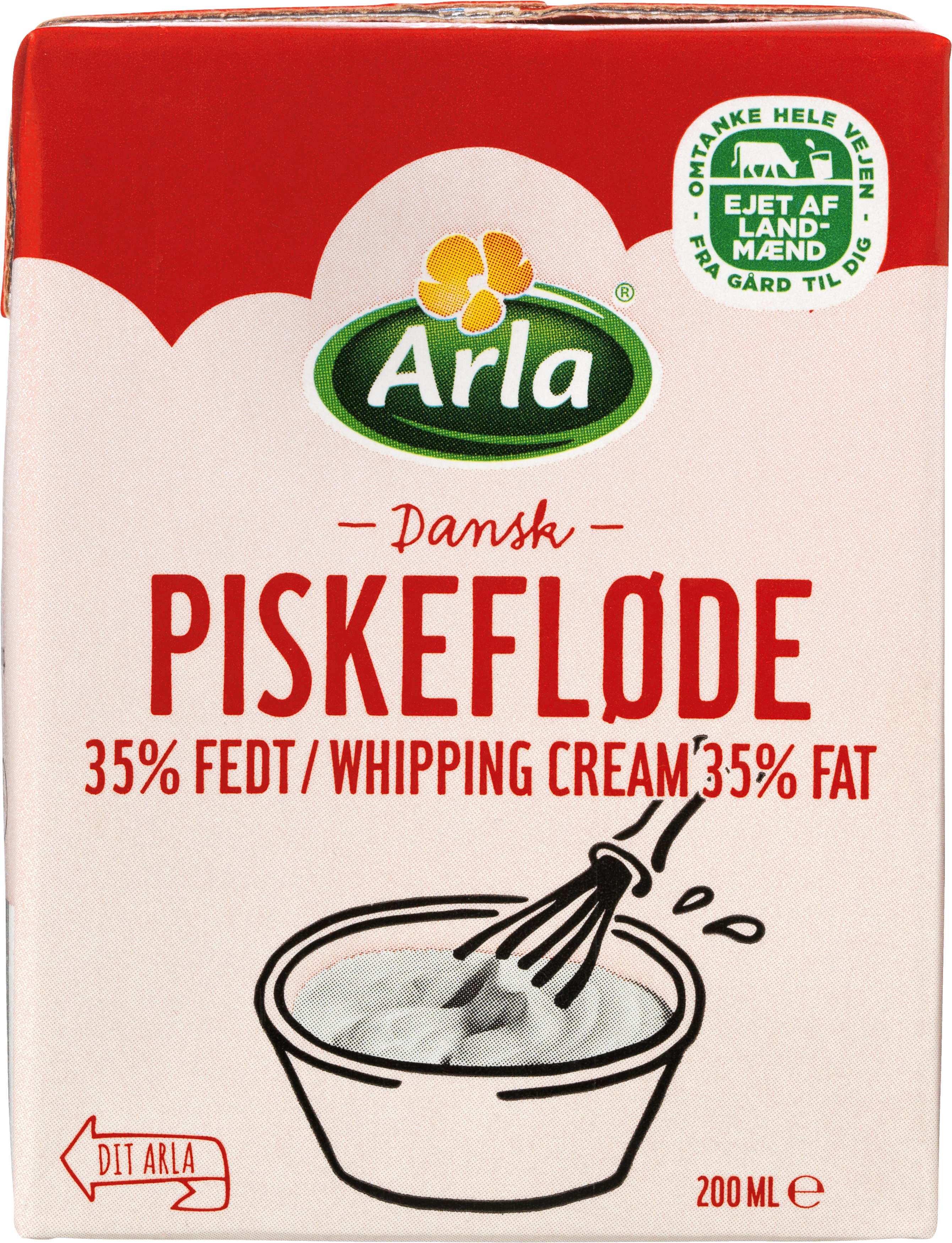 Piskefløde 35% 200 ml
