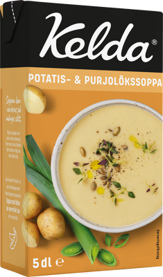 Kelda® Potatis- & purjolökssoppa 500 ml