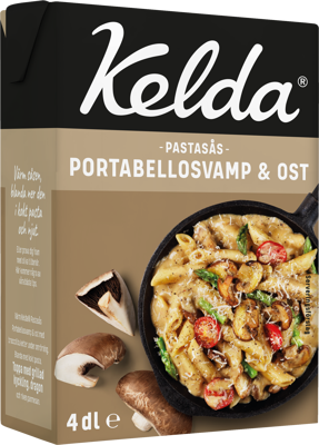 Kelda® Pastasås portabellosvamp & ost 4 dl