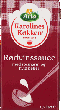 KK RØDVINSSAUCE 1X1/2L