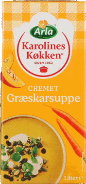 KK CREMET GRÆSKARSUPPE 1X1L