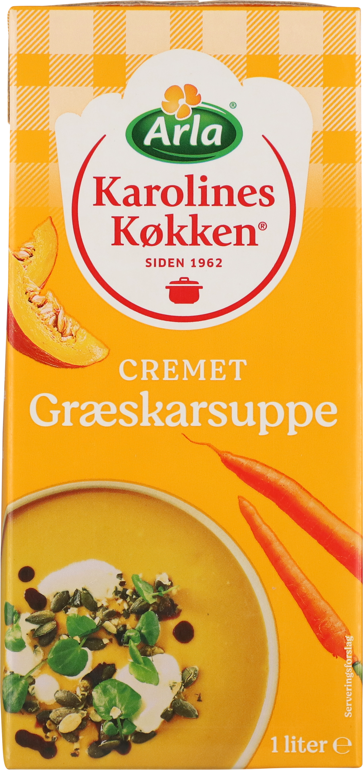 Arla Karolines Køkken® Cremet græskarsuppe 3% 1 L