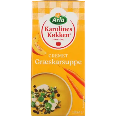 Cremet græskarsuppe 3% 1 L