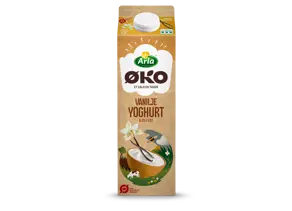 Økologisk yoghurt 0,5% med vanilje 1000 g