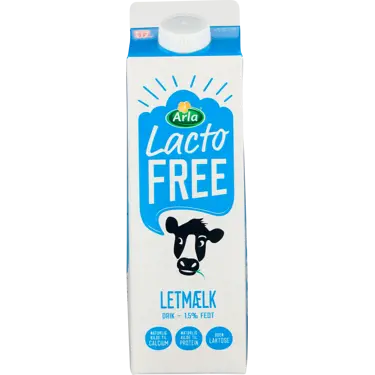 Laktosefri Letmælk 1,5% 1 l