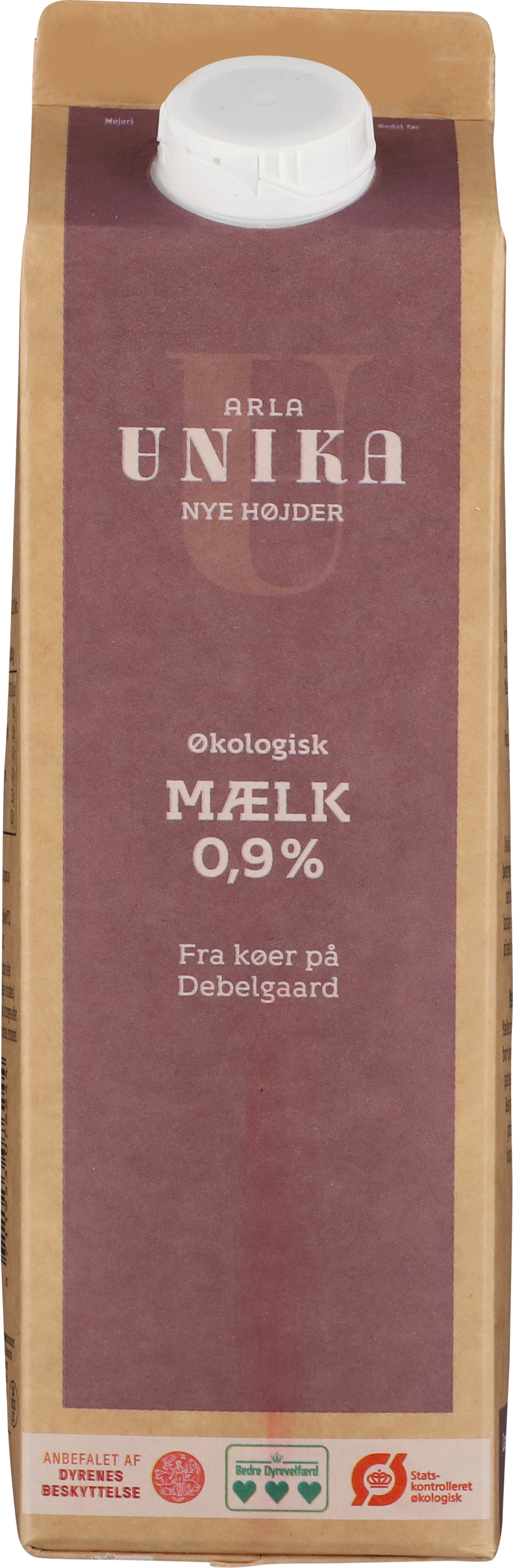 Økologisk mælk 0.9% 1 L
