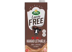 Økologisk Laktosefri Kakao Letmælk 1,5% 1 L