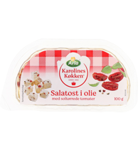 Salatost i olie m soltørrede tomat 45+ 100 g