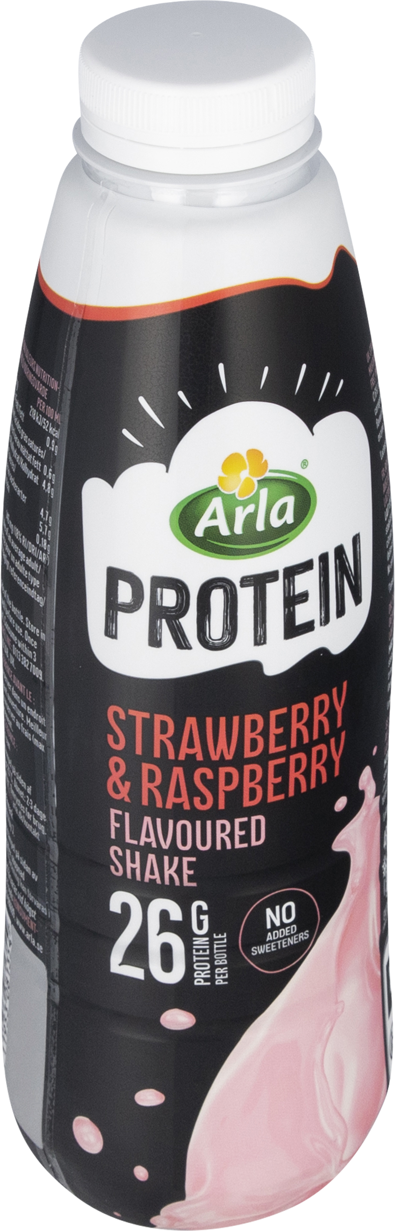 Proteinshake jordgubb / hallonsmak 500 g