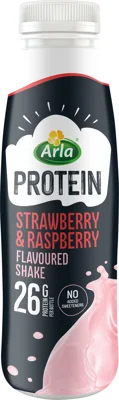 Arla® PROTEIN Jordbær og hindbær mælkedrik 500g