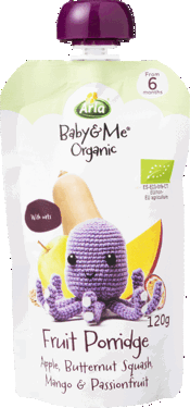 BABY&ME ØKO BUT/MAN GRØD 1X120G