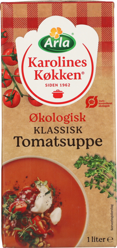 Karolines Køkken® Økologisk tomatsuppe 2,9% 1 l