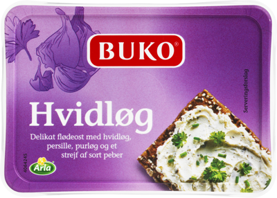 BUKO® Flødeost hvidløg 65+ 200 g
