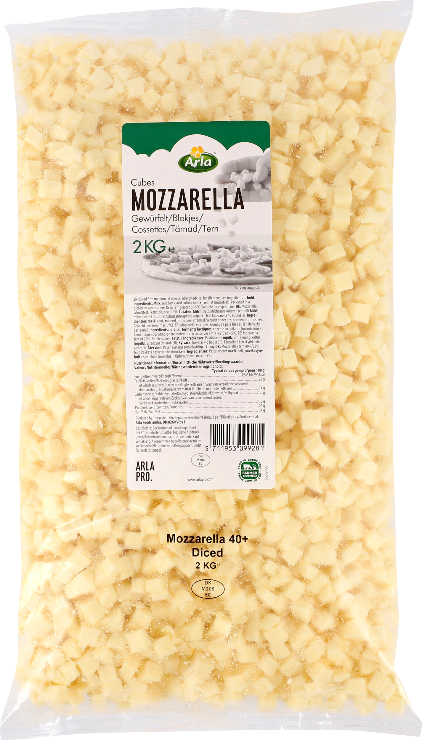 Mozzarella i tern 2 kg