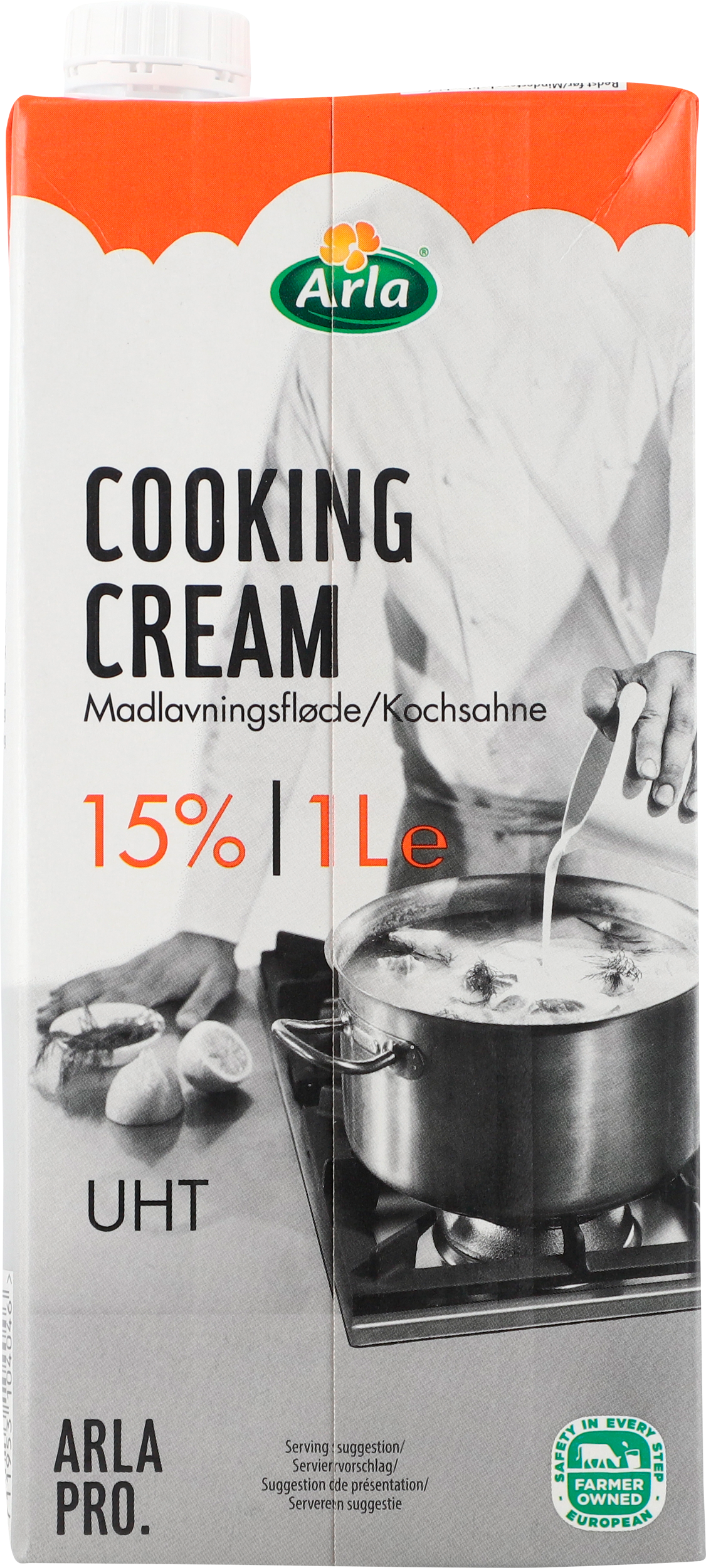 Madlavningsfløde 15% 1 l