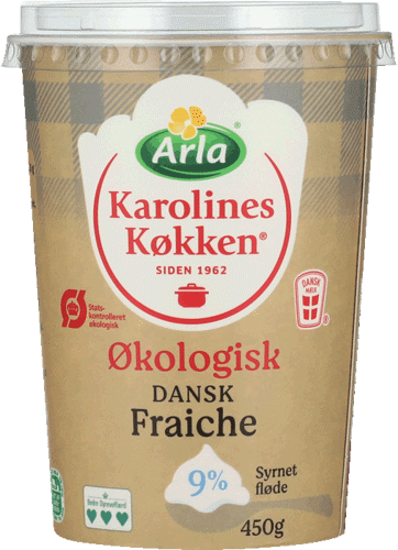 Arla Karolines Køkken® Økologisk fraiche 9% 450 g