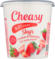 Skyr jordbær & rabarber 0,2% 1000 g