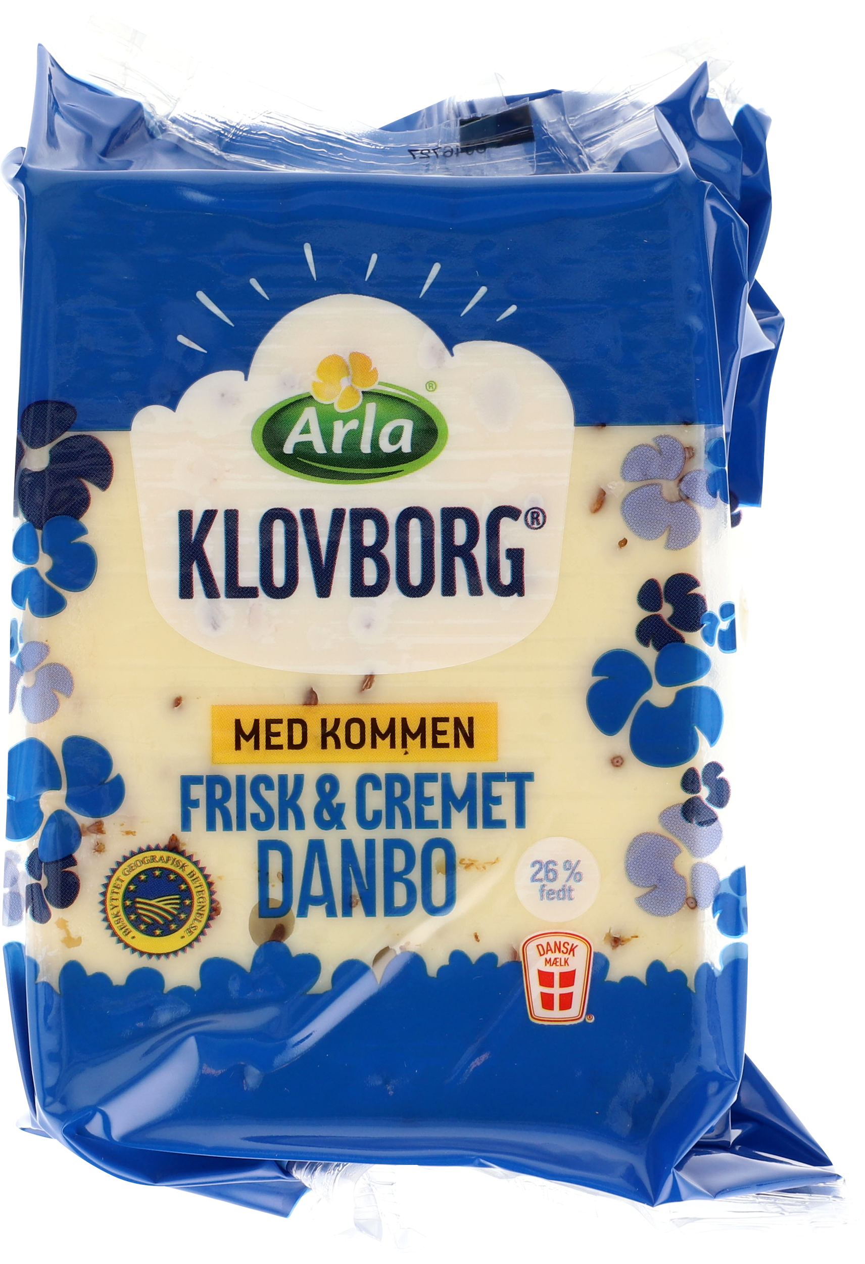 Mellemlagret Danbo med kommen 45+ 650 g