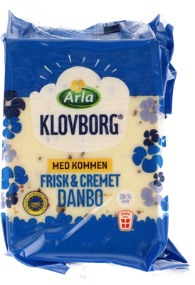 Arla Klovborg® Mellemlagret med kommen 45+ 650 g