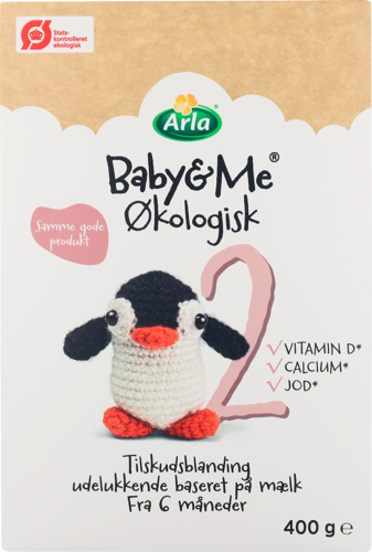 Arla Baby&Me® Økologisk tilskudsblanding 2 400 g