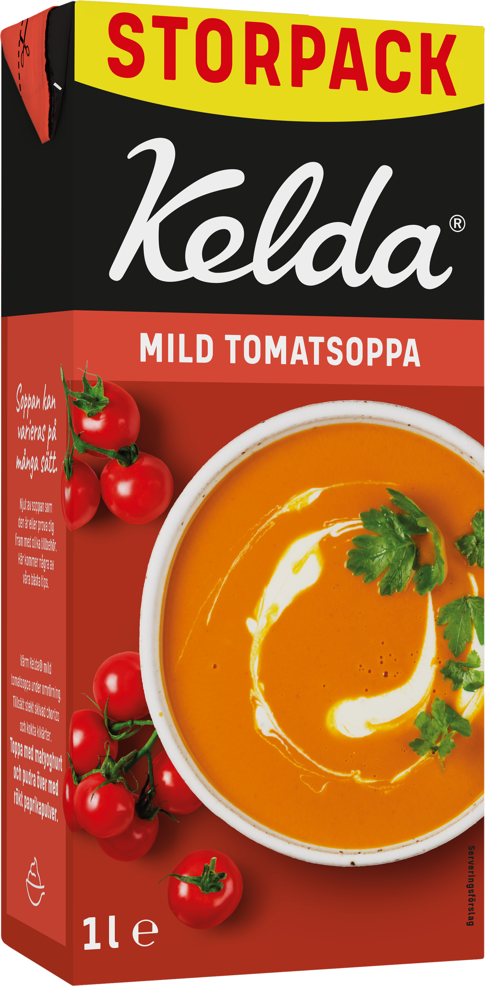 Mild tomatsoppa Storpack 1 liter