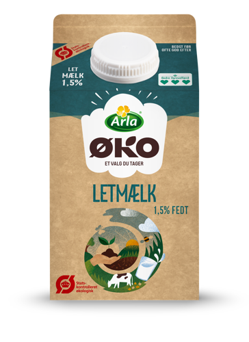 Arla® ØKO Arla® ØKO økologisk letmælk 1,5% 500 ml