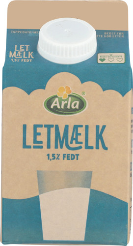 Arla® Letmælk 1,5% fedt 1,5% 500 ml
