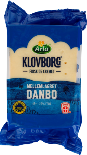 Arla Klovborg® Danbo Mellemlagret 45+ 420 g