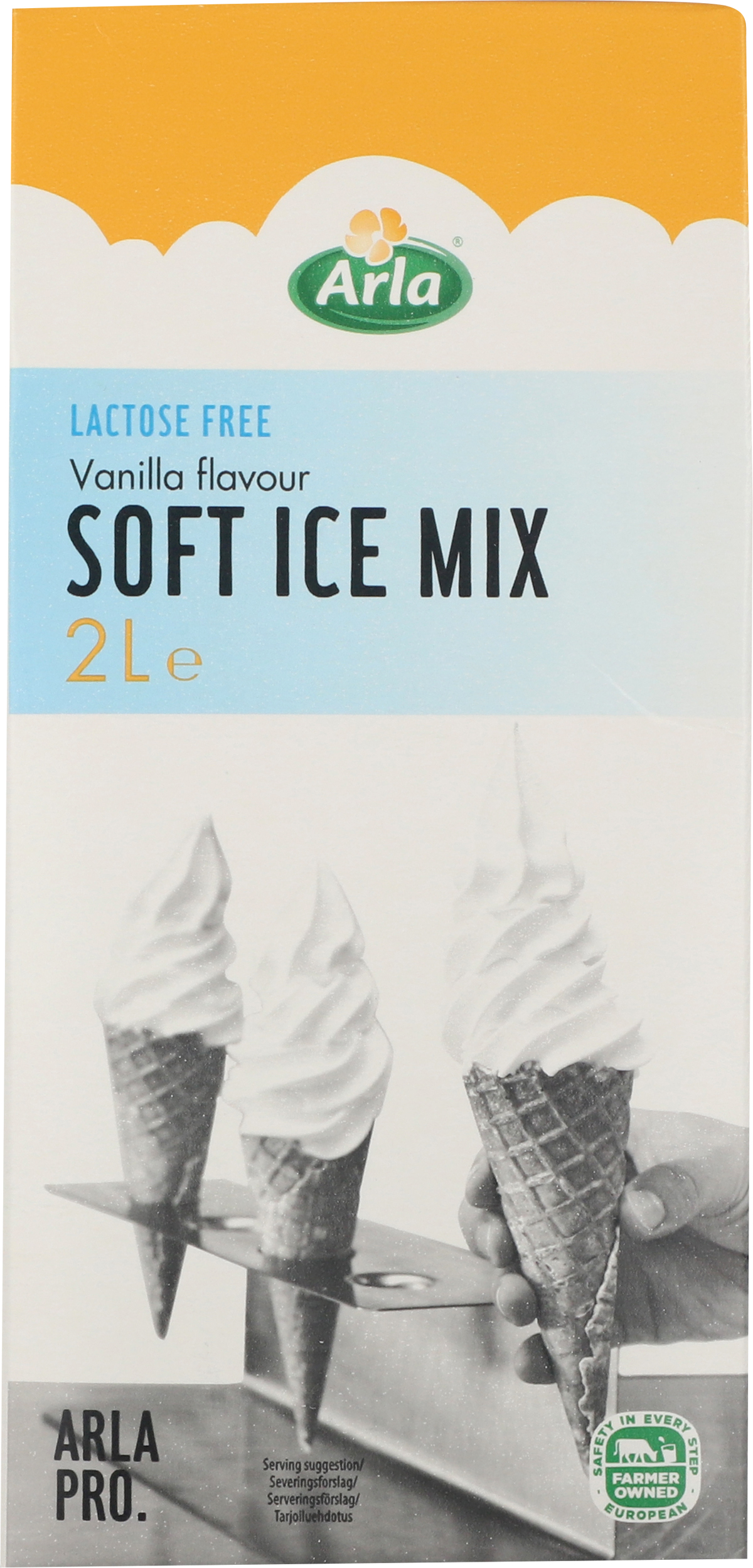 Soft Ice Mix laktosefri 6% 2 l
